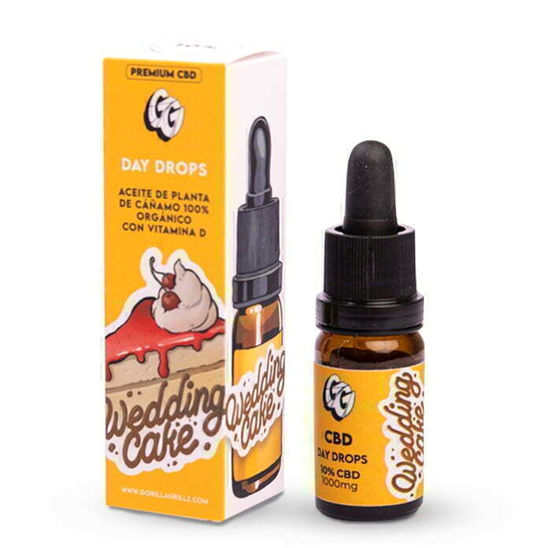 Aceite CBD Gorilla Grillz Day Wedding Cake 10% — 10 ml — cáñamo CBD