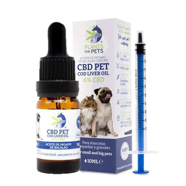 Aceite CBD Plant of Life Remedy Pet Hígado de Bacalao 6% — 10 ml — cáñamo CBD
