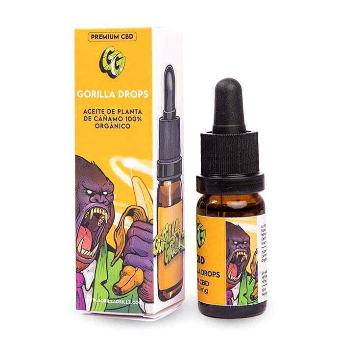 Aceite CBD Gorilla Grillz 40% — 10 ml — cáñamo CBD