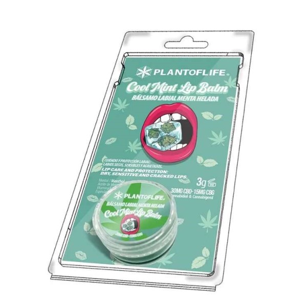Bálsamo CBD Plant of Life Menta — CBD 1% + CBG 0,5% — 3 gr — cáñamo CBD
