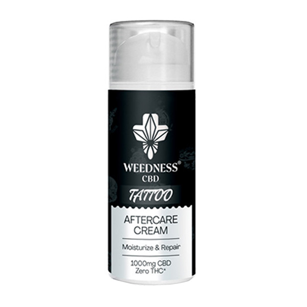 Crema Weedness para Tatuajes 1.000 mg CBG — 50 ml — cáñamo CBD