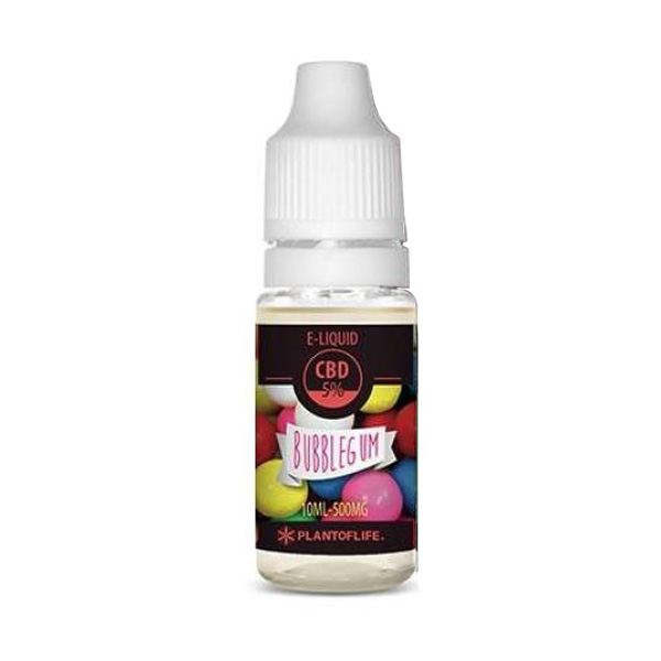 E-Liquid CBD Plant of Life Bubblegum 5% — 10 ml — cáñamo CBD