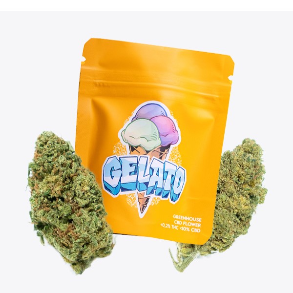 Flor CBD Gorilla Grillz G.House Gelato — 1 gr — cáñamo CBD