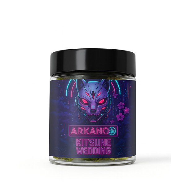 Flor CBD Arkano Kitsune Wedding — 1 gr — cáñamo CBD
