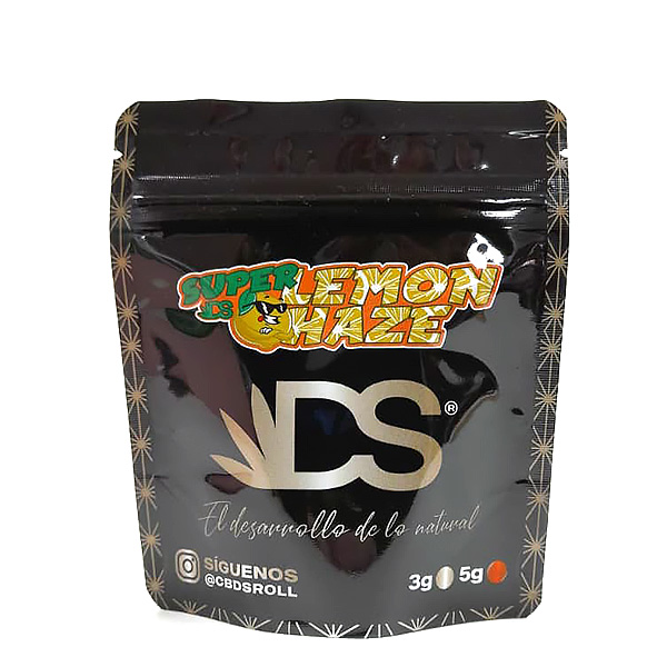 Flor CBD Cbdsroll Indoor Super Lemon Haze — 3 gr CBD Indoor — cogollo en envase individual termosellado
