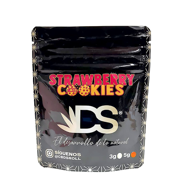 Flor CBD Cbdsroll Indoor Strawberry Cookies — 3 gr — cáñamo CBD