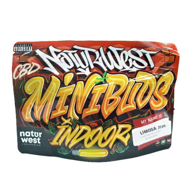 Mini Buds CBD Naturwest Indoor Limosa — 20 gr — cáñamo CBD