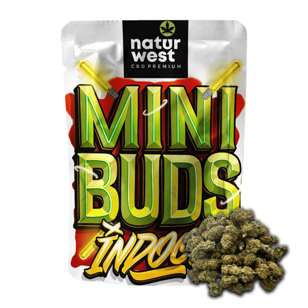 Mini Buds CBD Naturwest Indoor Frosted Sunset — 20 gr — cáñamo CBD