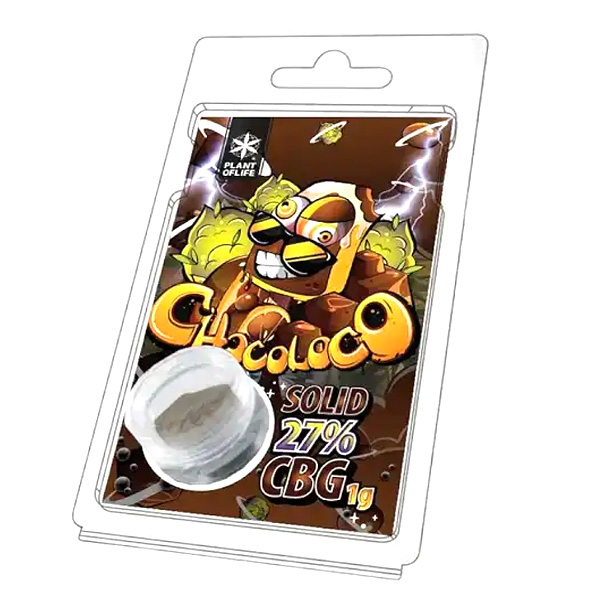 Solid 27% CBG Chocoloco 1 Gr. Plant Of Life — cáñamo CBD