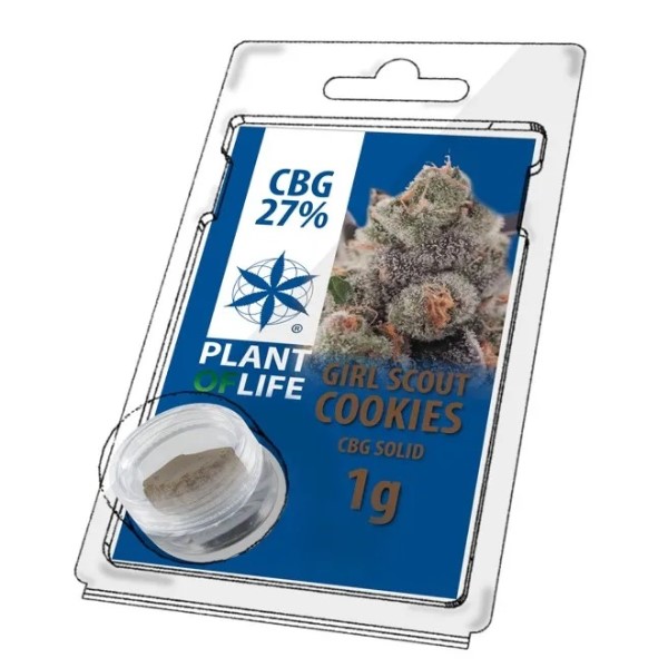 Solid 27% CBG Girl Scout Cookies 1 Gr. Plant Of Life — cáñamo CBD