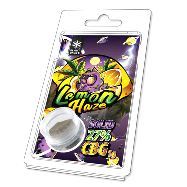 Solid 27% CBG Lemon Haze 1 Gr. Plant Of Life — cáñamo CBD