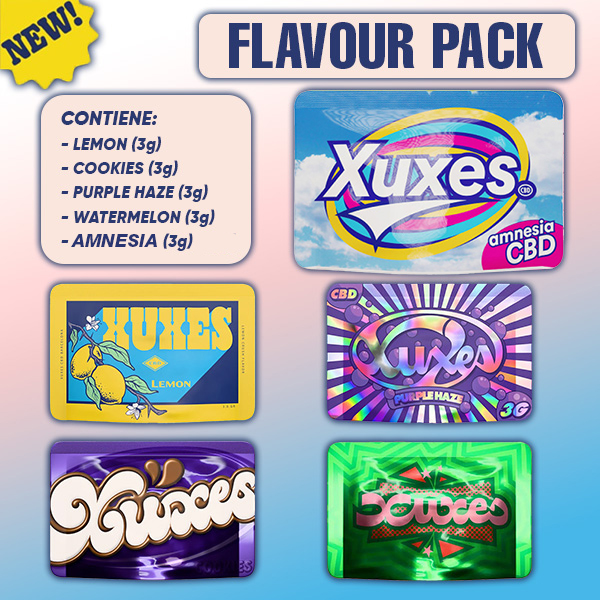Pack Flavour Xuxes 3 Gr. X 5 Ud.