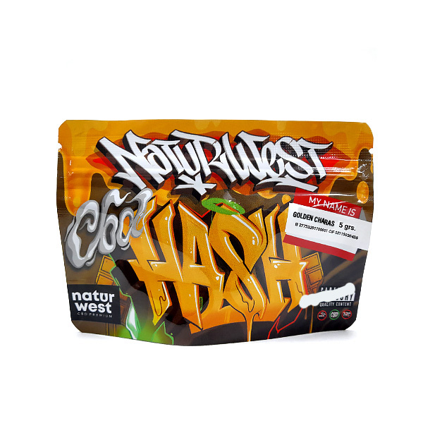 Hachís CBD Naturwest Golden Charas India — 5 gr — cáñamo CBD