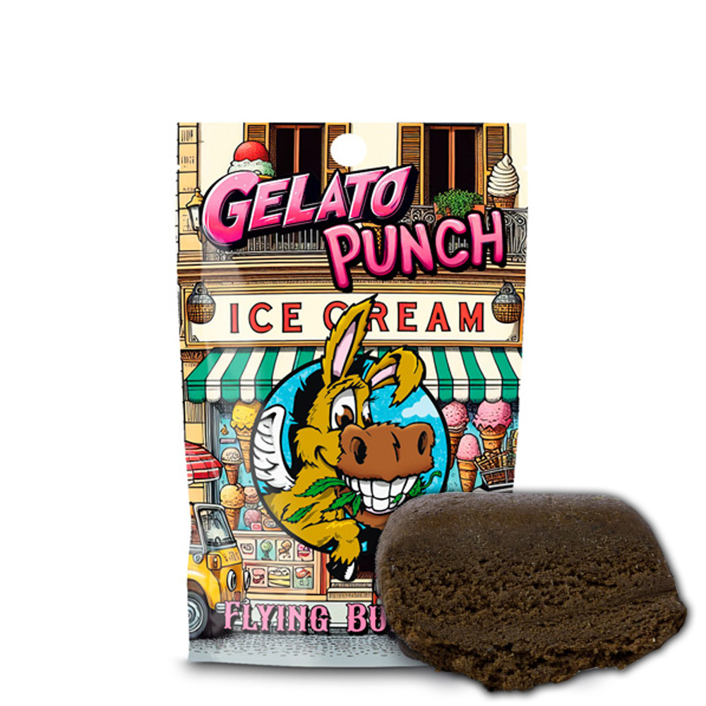 Hachís CBD Flying Burrito Gelato Punch — 2 gr — cáñamo CBD