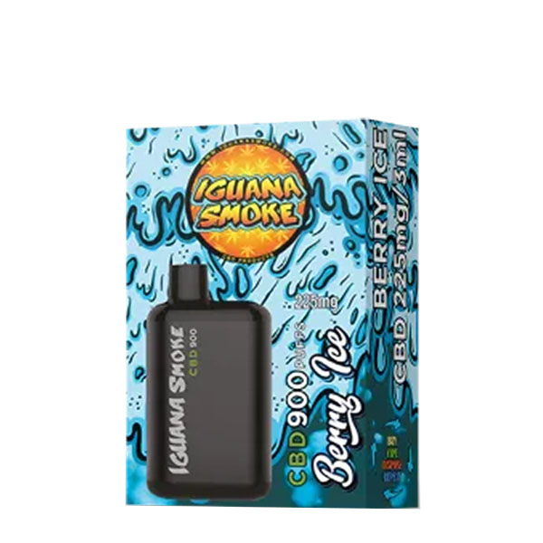 Vaper CBD Iguana Smoke Berry Ice — 900 mg — 3 ml — cáñamo CBD