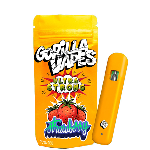 Vaper CBD Gorilla Grillz Strawberry 75% — 1 ml — cáñamo CBD