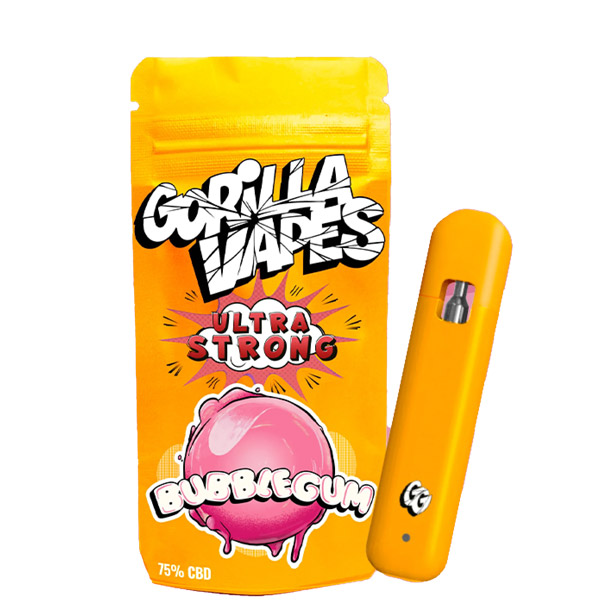 Vaper CBD Gorilla Grillz Bubblegum 75% — 1 ml — cáñamo CBD